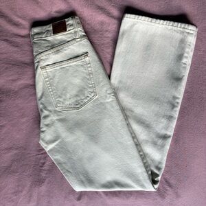 BDG Straight Leg Cowboy Jeans High Waisted Cream/White Women’s 24